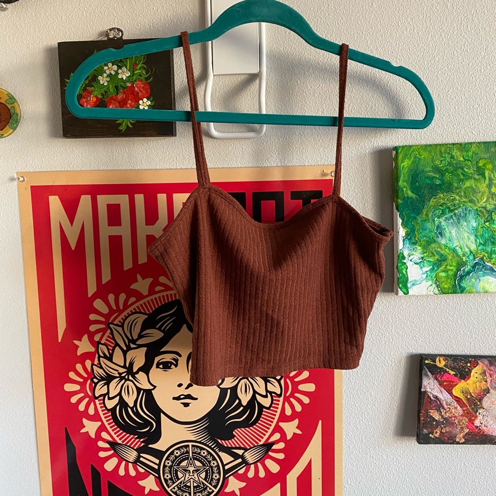 ✨ Rust Square neck tank top ✨